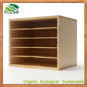 Natural Bamboo File Storage Cabinet / Document Cabinet